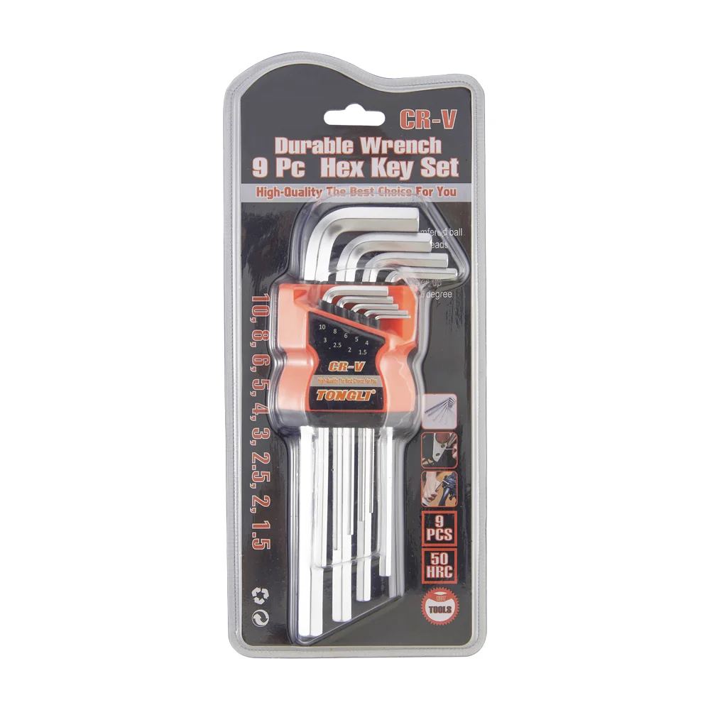 Ключ Torx 9 шт., внутренний шестигранный ключ Alan Key, тип L