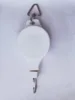 Gancho de hierro triangular blanco