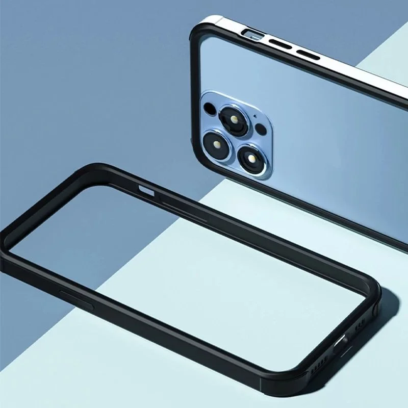 product luxury soft tpu anti knock sports silicone frame bumper case for iphone 15 pro max for iphone 17 air protective side edge mobile-6