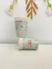 Vaso de papel azul de 9 oz * 8 piezas