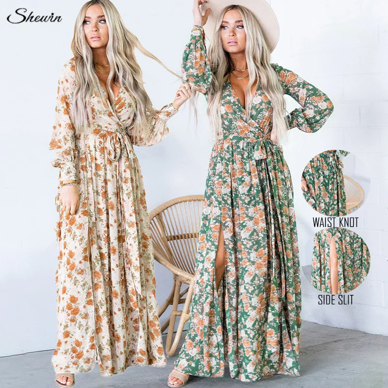 Casual Dresses Women Maxi Dress 