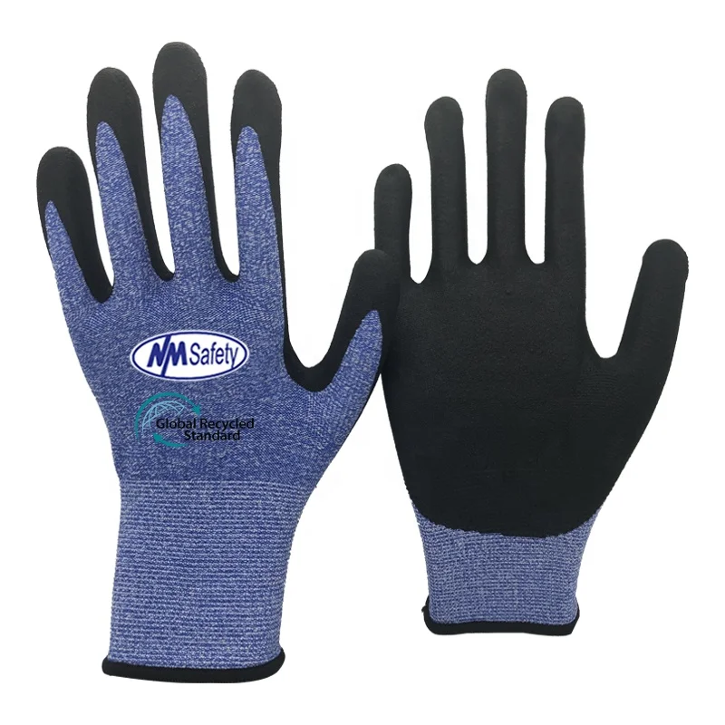 Nmsafety Microfoam Nitrile Glove Manufacturers Recycled Eco Friendly