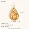 Irregular water drop pendant