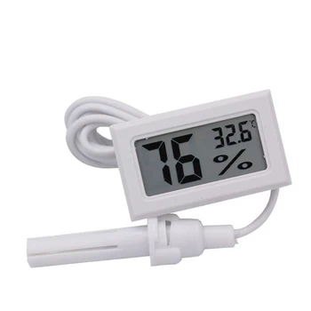 Digital Hygrometer LCD Mini Temperature Humidity Meter Reptile