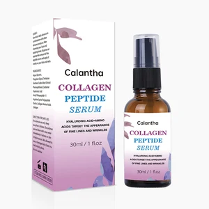 Private Label Moisturizing Anti-Wrinkle Whitening Anti-Aging Collagen Serum with Arbutin-Infused Collagen Peptide for Face