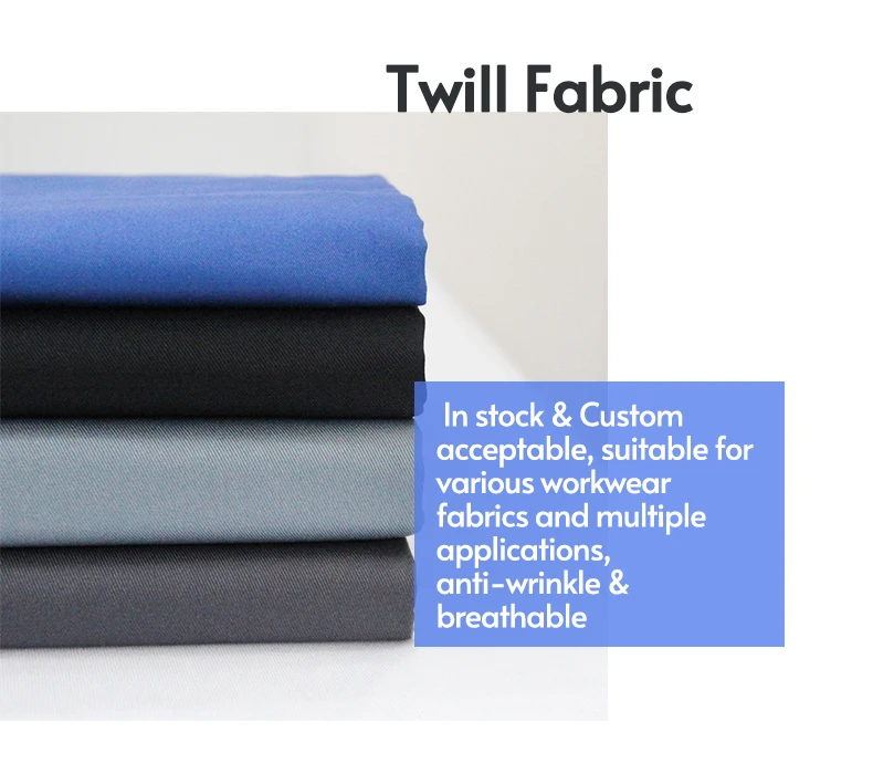 Woven Twill Tc Polycotton Industrial Workwear Polyester/cotton Textile