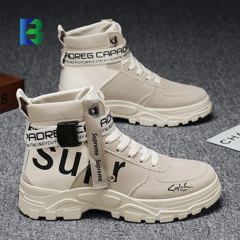 Hot Selling Wholesale Man Casual Lace Up Shoes 2022 Sneakers High ...
