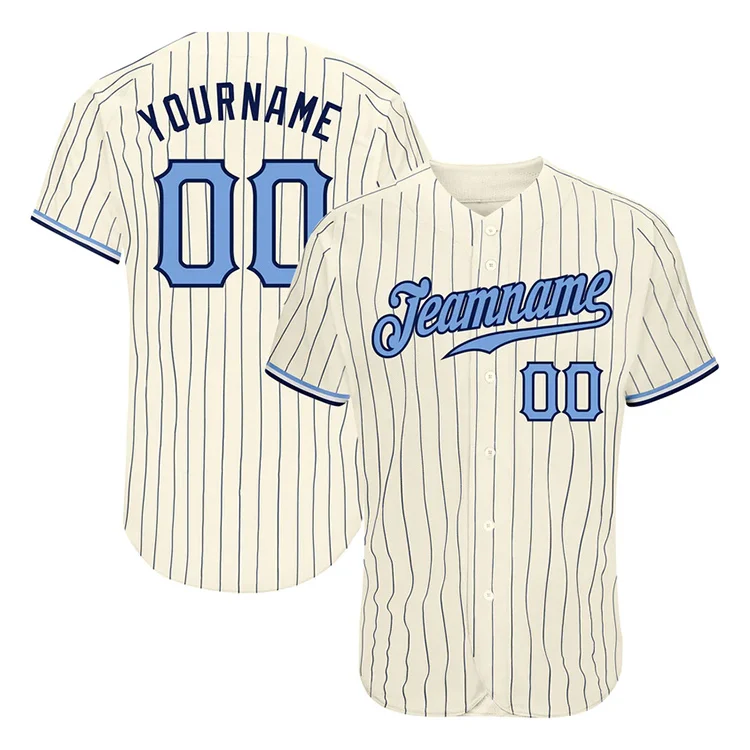 Wholesale Baseball Jerseys Sublimation Strip Embroidered Logo