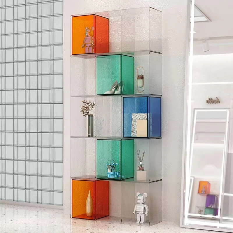 Customized Rectangular Acrylic Display Stand Modern Exhibition Stand Plinth Cube  Acrylic Display Stand