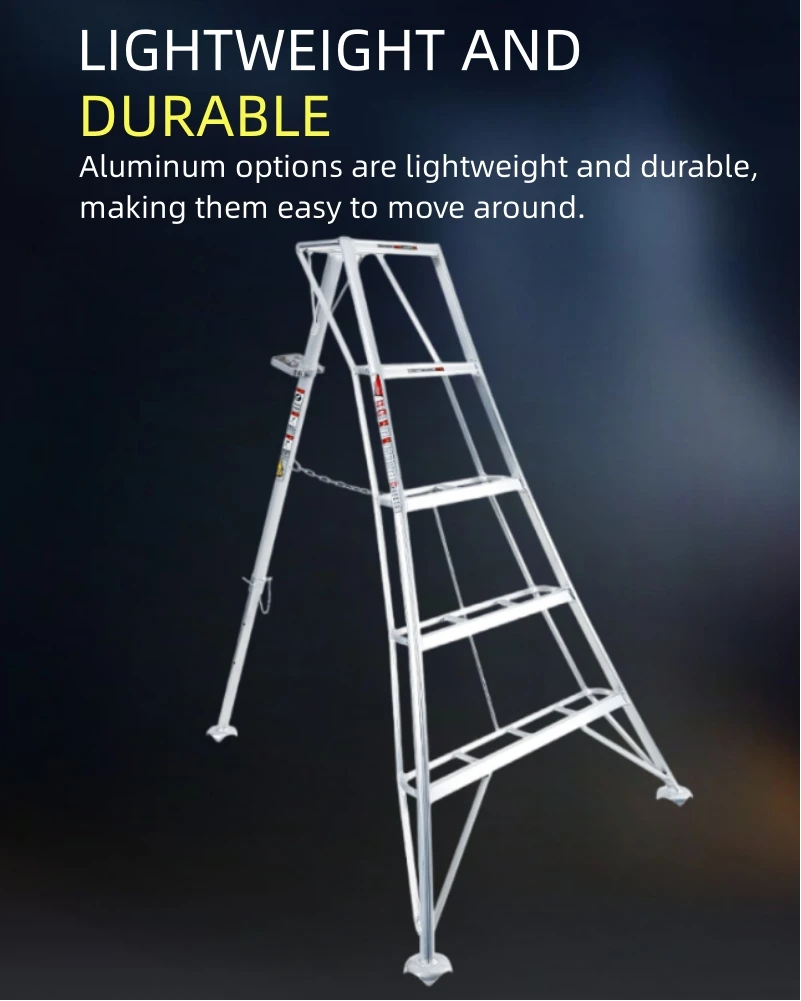 Aluminum Tripod Step Ladder Strong Stable Support Orchard Harvest Ladder For Agriculture Buy