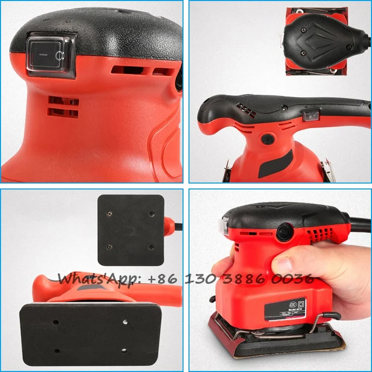 ポータブル木工サンディングマシン240Wウッドメタルパテ壁研削
