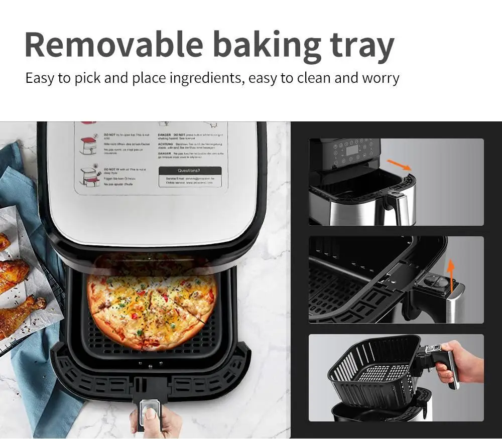 Smart Air fryer Proscenic T21 App & Alexa Control 1700 Watt Electric Air Fryers Oven&Oilless Cooker automatic appliances