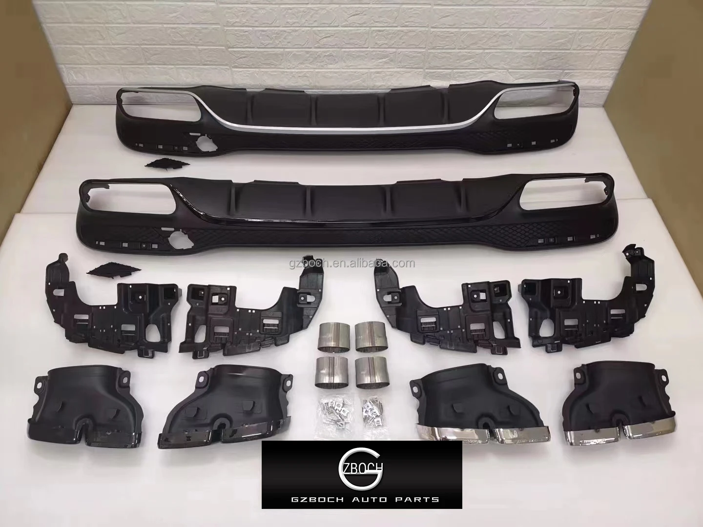 メルセデス・ベンツ GLSクラス X166 用 リアバンパーディフューザー