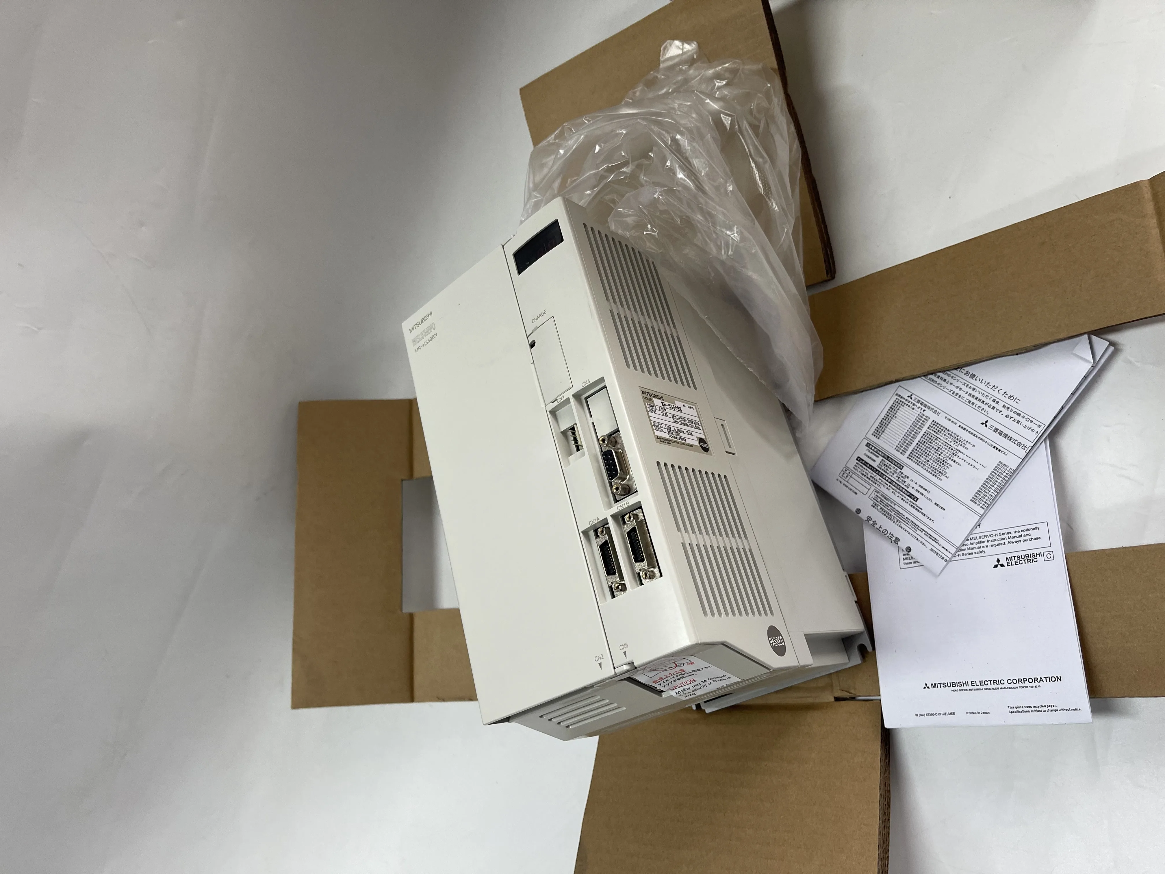 Mitsubishi AC Servo Amplifier MR-H Series MR-H350BN Mitsubishi AC Servo Amplifier MR-H Series MR-H350BN