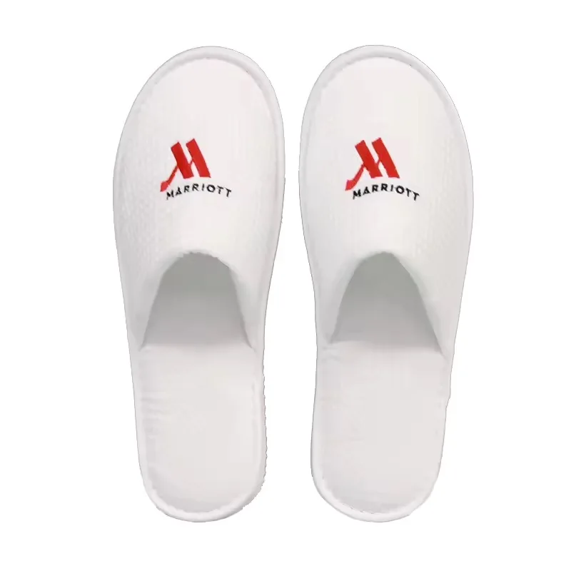 Wholesale Ranbay Custom High-end Hotel Slippers Dense Velvet Upper Coral Velvet Lining Non-slip Soles Custom Logo 5000pcs MOQ