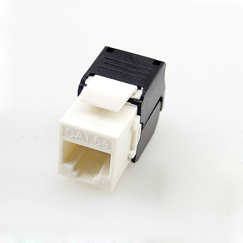 Rj45 Connector Cat6a Utp Keystone Jack Female To Female Straight