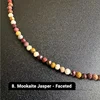 8. Mookaite Jasper - Faceted