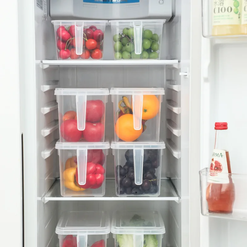 Plastic Food Fridge Storage Set Refrigerator Food Storage Containers Multifunction Modern Plastic Items Transparent 2 Pcs S/M/L supplier