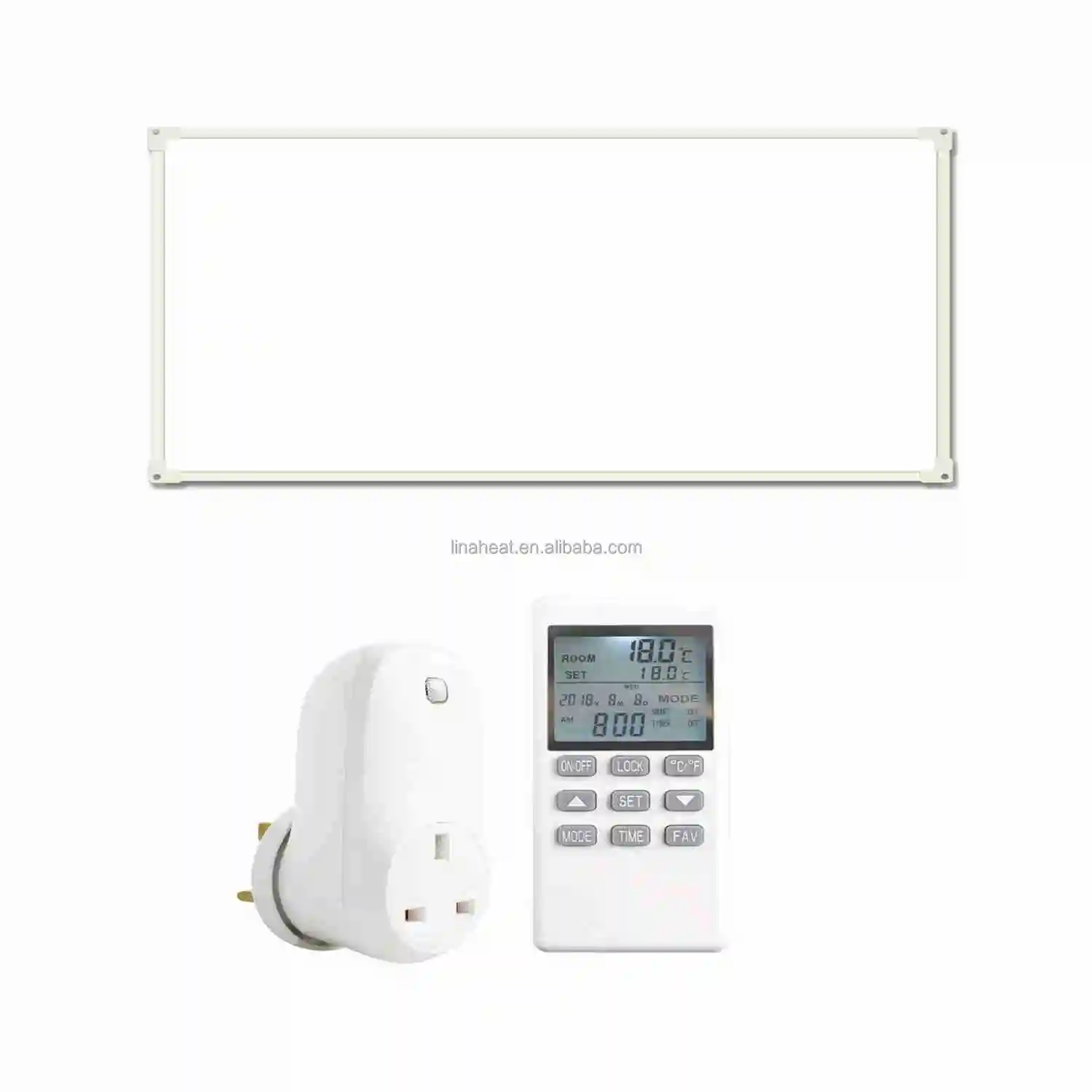 Wallmounted Panel Infrared Electric Heater With Carbon Crystal Heating