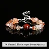 7A Natural Black Super Seven Quartz Bracelet