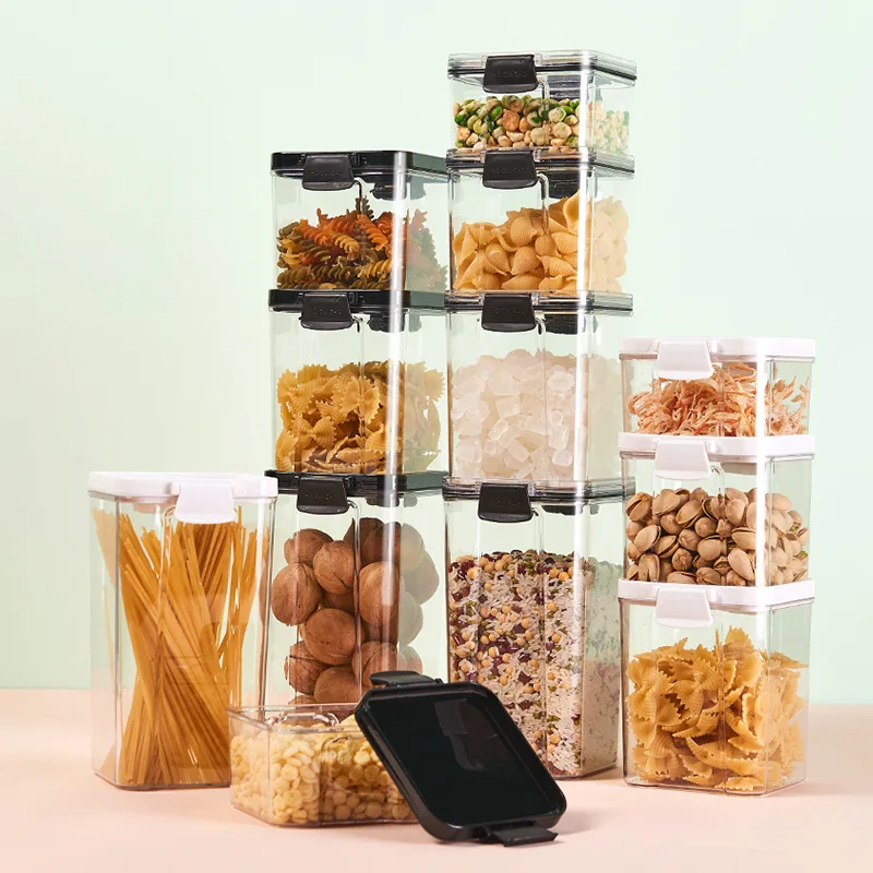 Food Storage Containers With Lids For Refrigerator, Stackable