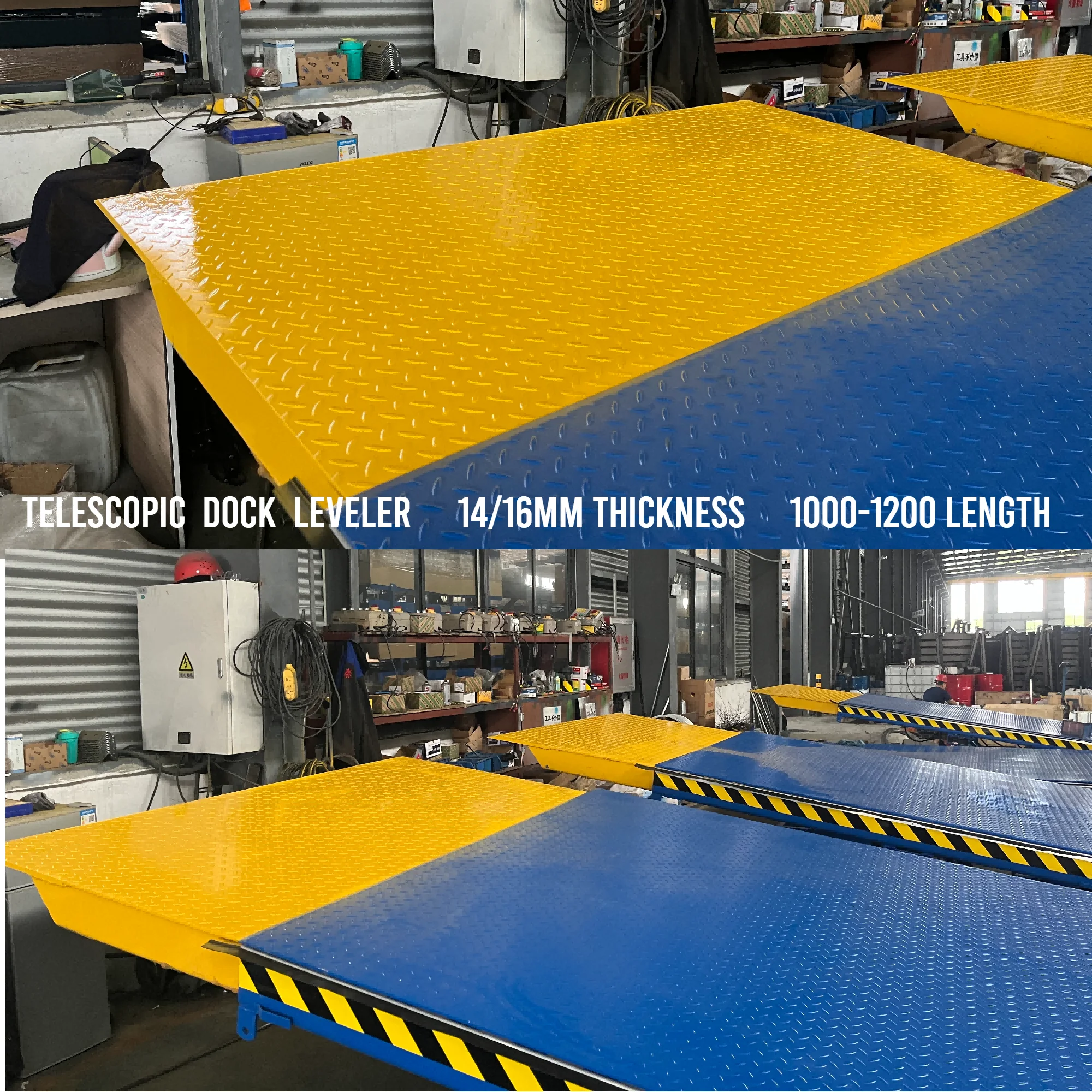 Hydraulic Telescopic Dock Leveler with Extendable Lip Heavy Duty Loading Platform Dock Ramp for Container and Warehouse