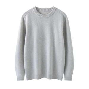 Baby Cashmere (14.5 Microns) Men's Pullover   Thickened Cashmere Sweater New Autumn and Winter.