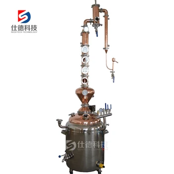 50L 100L 150L Home Alcohol L Kit Red Copper Reflux Column Home Alcohol Distiller Equipment Sale Alcohol Distiller Home