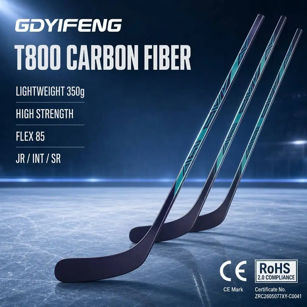 Premium 12K Carbon Fiber Ice Hockey Stick Instant Blade Response Senior Youth Pro Stock One Piece Composite Material