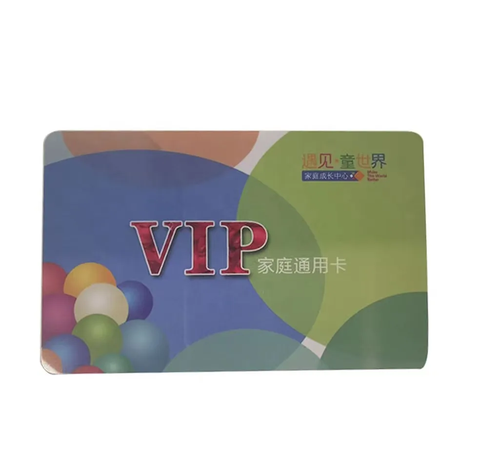 Goldbridge CMYK Full Color Printing Plain PVC Proximity ID Card EM Series Chip