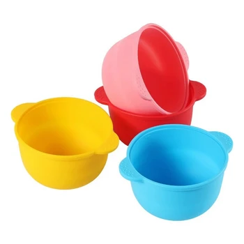 high quality fast heating melt wax foldable silicone waxing warmer heater bowl with 500cc