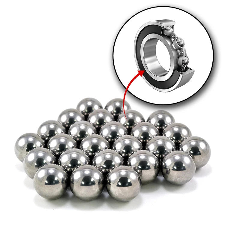 25Pcs sfere per cuscinetti da 1/2 pollici sfere per cuscinetti in acciaio
