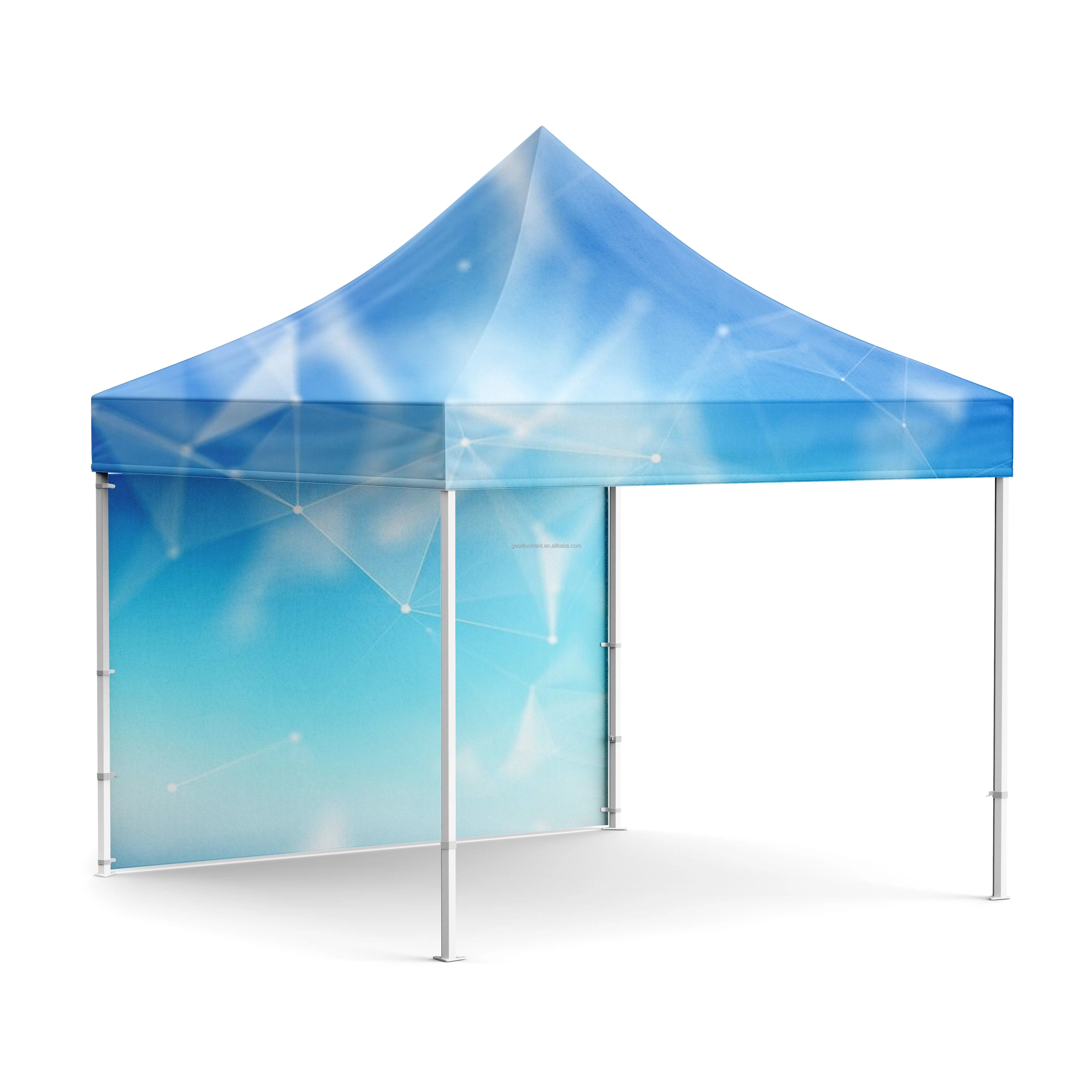 Outdoor Waterproof 10X20 Marquee Tent with 6X3 Pop up Canopy 3X6 Folding  Awning Hexagon Tent Pipe Windproof Feature 3x3 Size