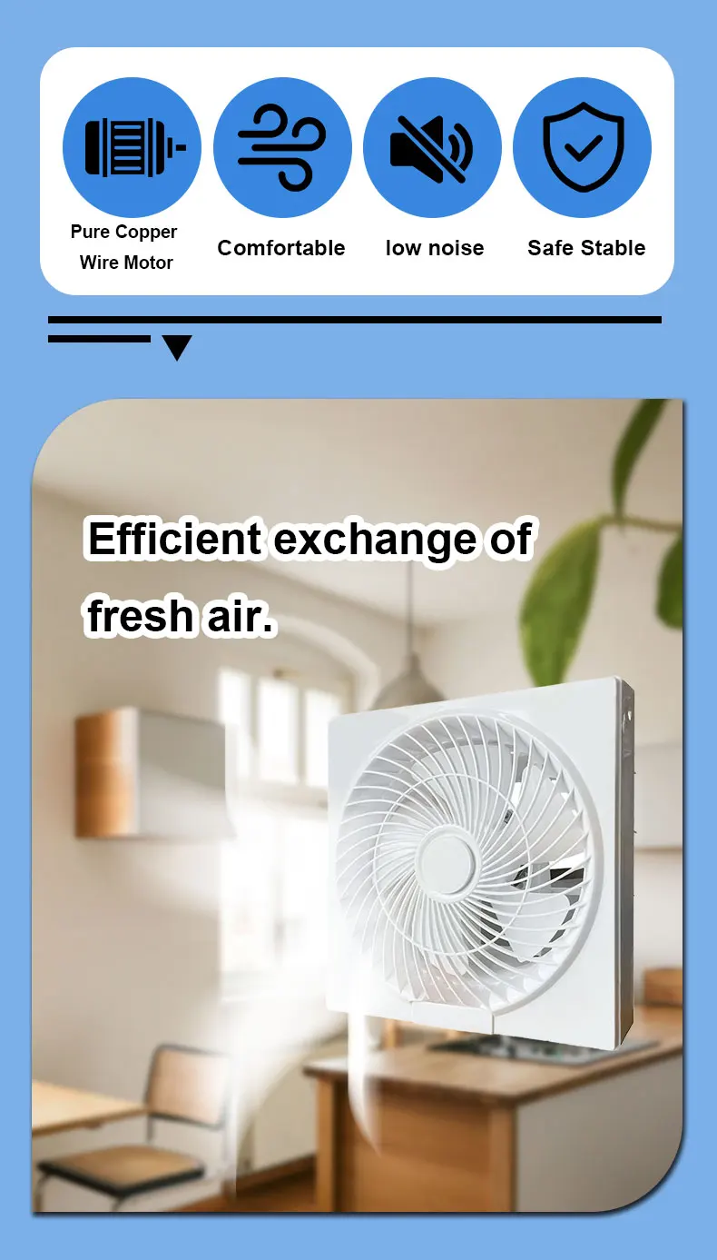 Axial Flow Ventilation Fan, Wall, APB-15B3 - detail 4