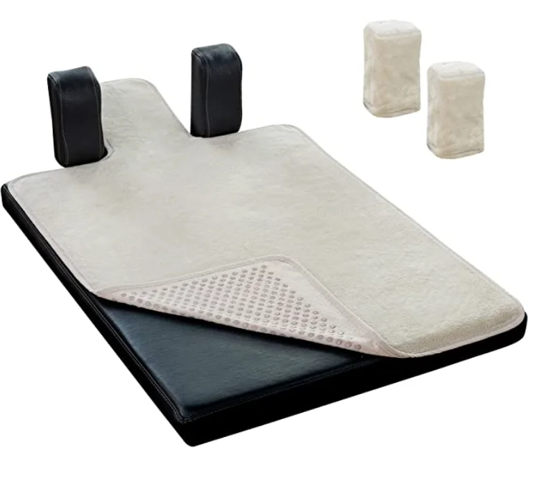 Non-Slip Pilates Reformer Mat Towel - Suede Rubber, Sweat Absorbing Cover For Exercise Machine, 37.8x22 In