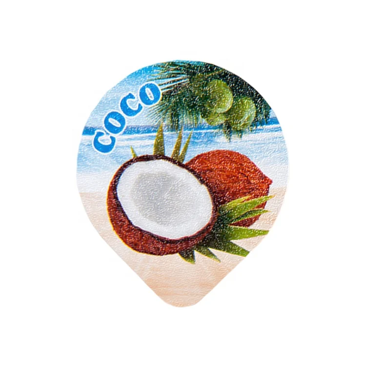 Food Use and 38mic Thickness Customized Diameter Aluminum Easy Open Lid for Yogurt
