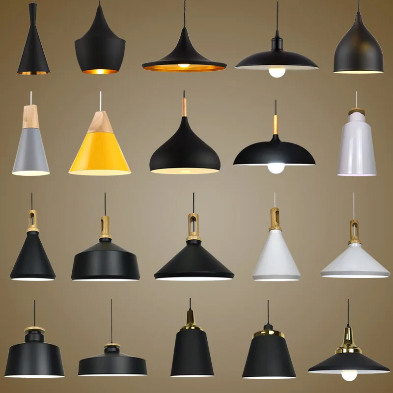 Turkish light bar pendant lighting indoor BLACK fixtures metal shade vintage industrial pendant lamp