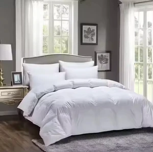 Custom Goose Down Quilted Comforter Filled with Feather & Down Machine Washable All Season Duvet Insert