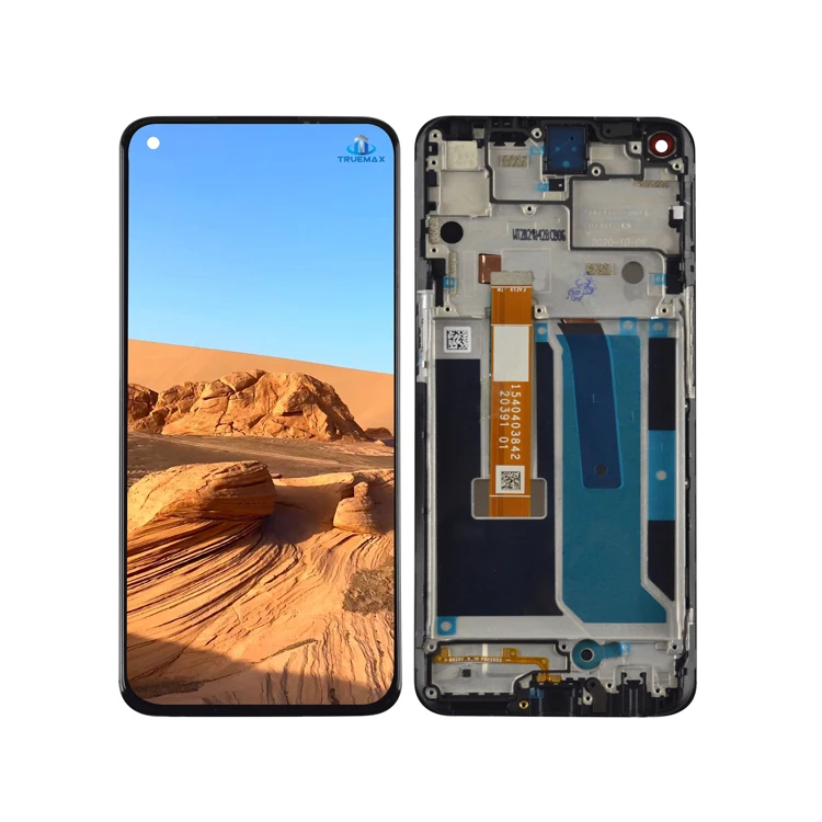 Screen With Frame for OnePlus Nord N10 5G Replacement LCD Display Complete With Digitizer