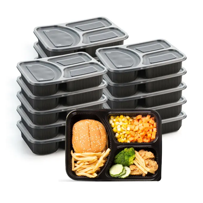 plastic disposable food containers lunch boxes bento boxes takeaway box food  container for fast food