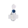 Blue button white 1 piece