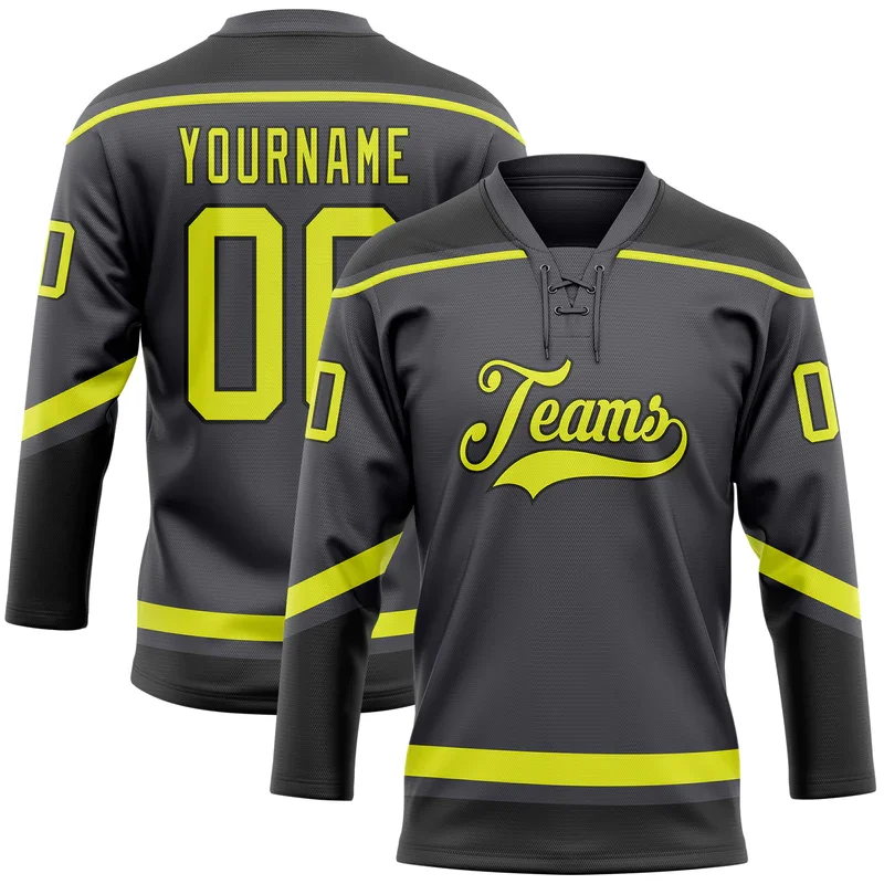 Free Design Team Logo Sewing Pattern Youth Training Ice Hockey Wear Purple Pink Camo Hockey Jersey