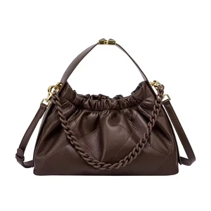 2026 New Autumn/Winter Women's Lady Waterproof PU Leather Crossbody Bucket Bag Fashion Spring