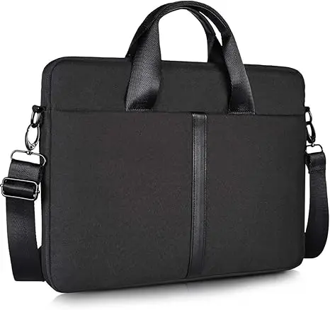 Bolso de hombro impermeable Hombres Mujeres Bolso de computadora Bolso de bolsillo Bolso de portátil Bolso de viaje duradero Bolso portátil tapa Bolso de transporte OEM