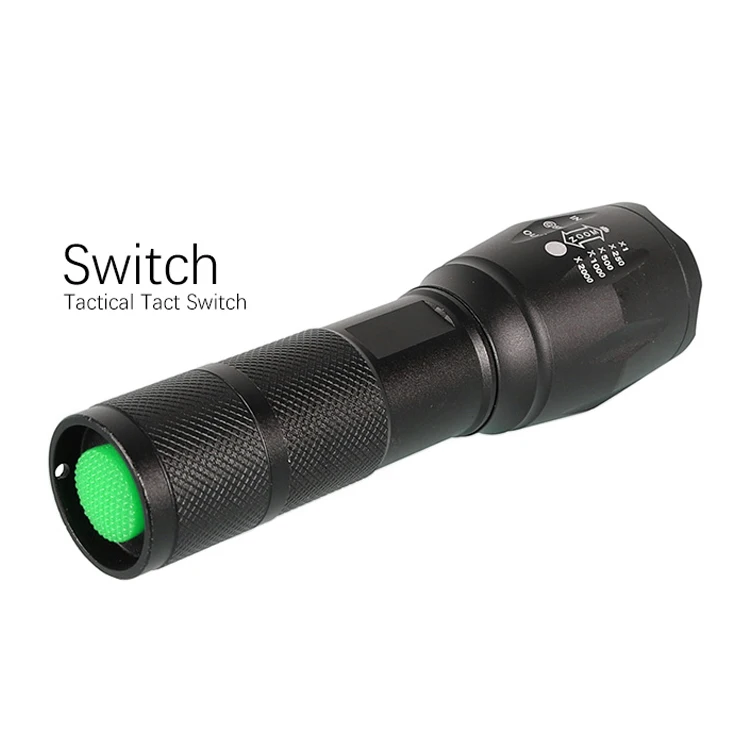 Brightest XML T6 Tactical Flashlight LED Zoom Torch Light 18650 Rechargeable Handheld Light for Self Defensive