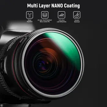 Camera Lens MC CPL Filter NEEWER 77mm Polarizer Filter MC CPL Circular Polarizing Filter With HD Optical Glass detail image