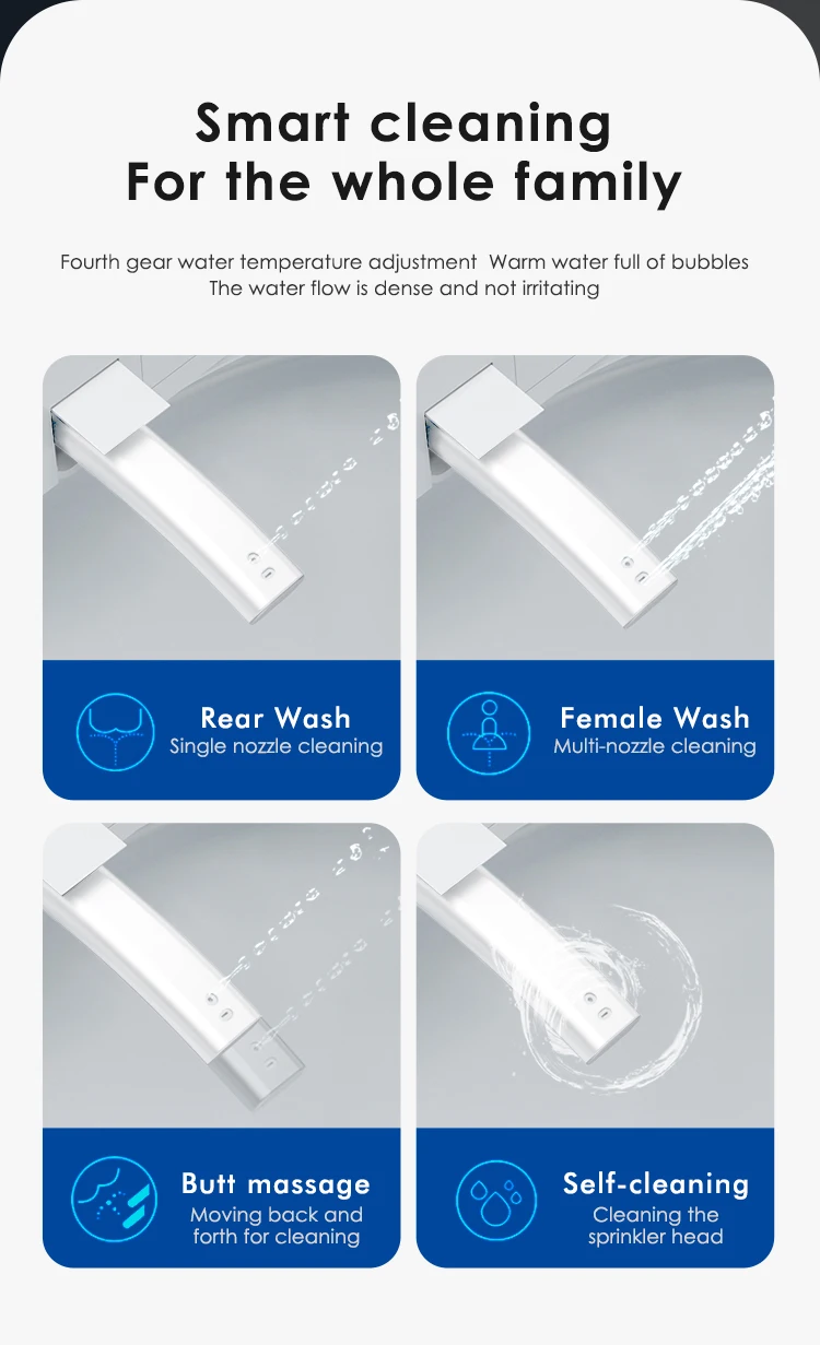 product new design intelligent toilet one piece water closet automatic toilet bowl ceramic smart intelligent wc smart toilet-18