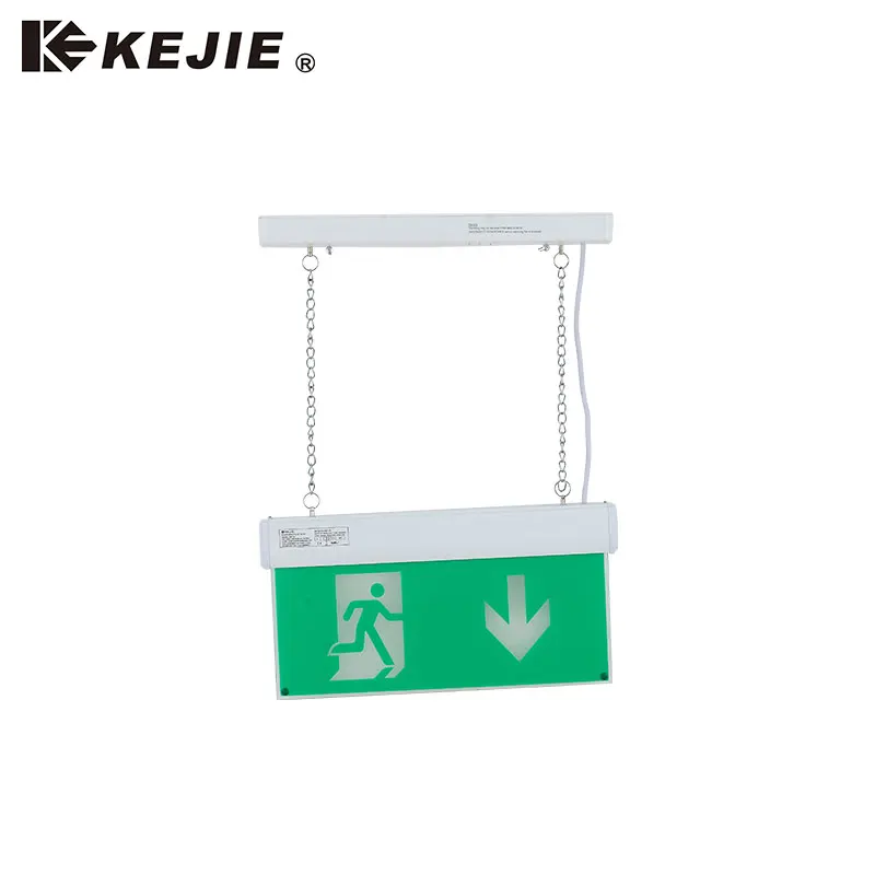 Hot Sale Double Sided Suspended Aluminium Led Emergency Exit Light Sign