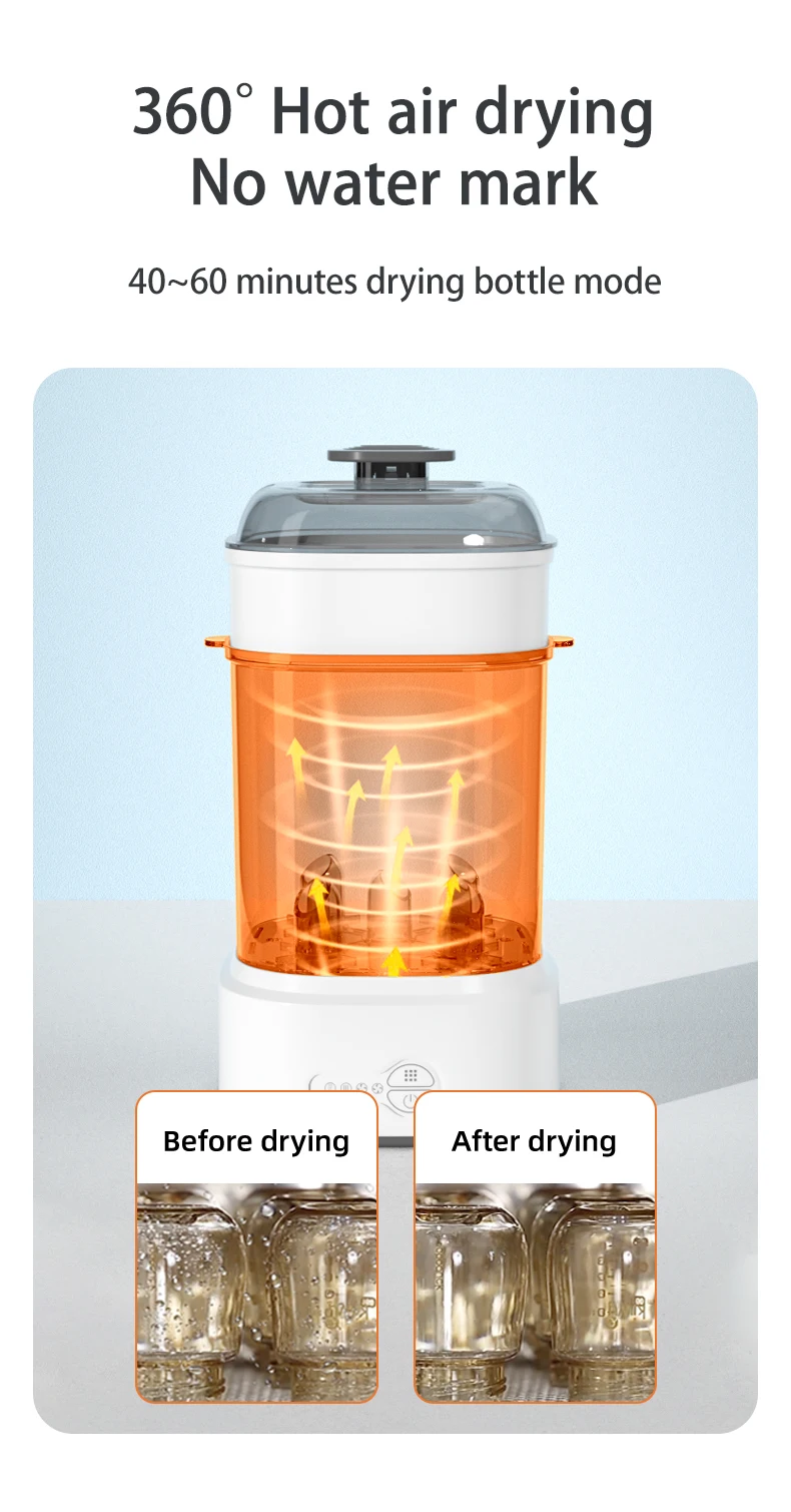 2022 New Baby Feeding Portable One Button Control Large Capacity Bpa