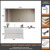 70Durasein Integrated Basin + Smart Mirror Cabinet